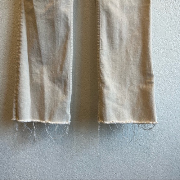 Zara Flare Cut Beige Jeans Size 4 - Picture 3 of 6